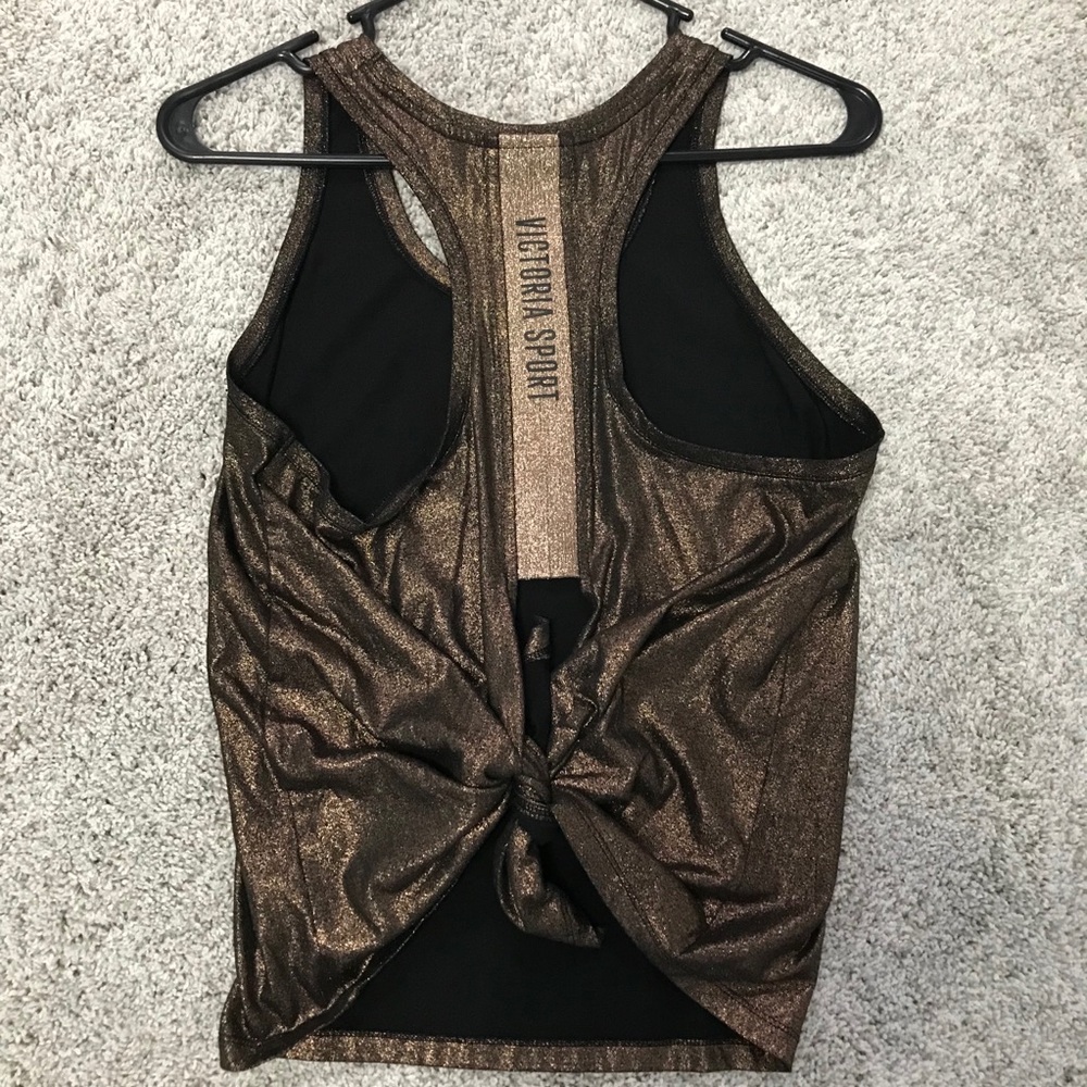 NWOT Victorias Secret Sport Gold Tank Top- Small💛